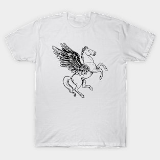 Vintage Heraldic Pegasus T-Shirt
